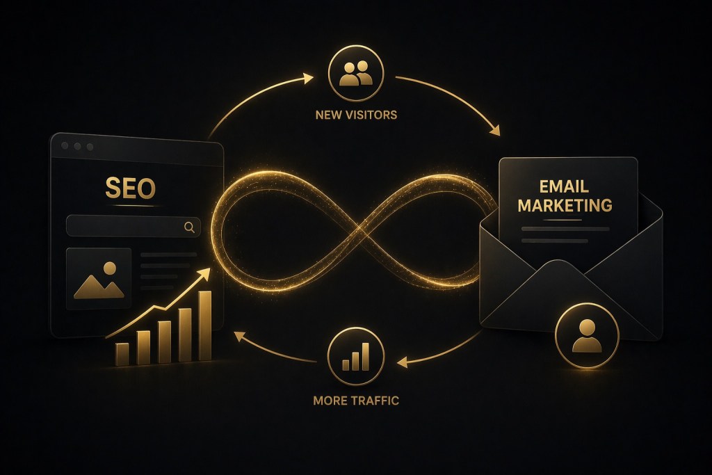 SEO und Email Marketing reden miteinander